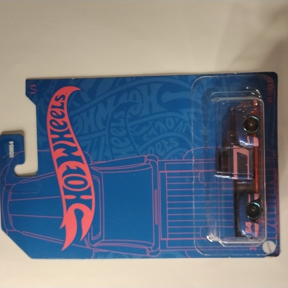 Hot Wheels 2022 HW 54th Anniversary Satin Blue & Pink 1/5 49 Ford f1